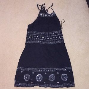 Free People black tank top dress